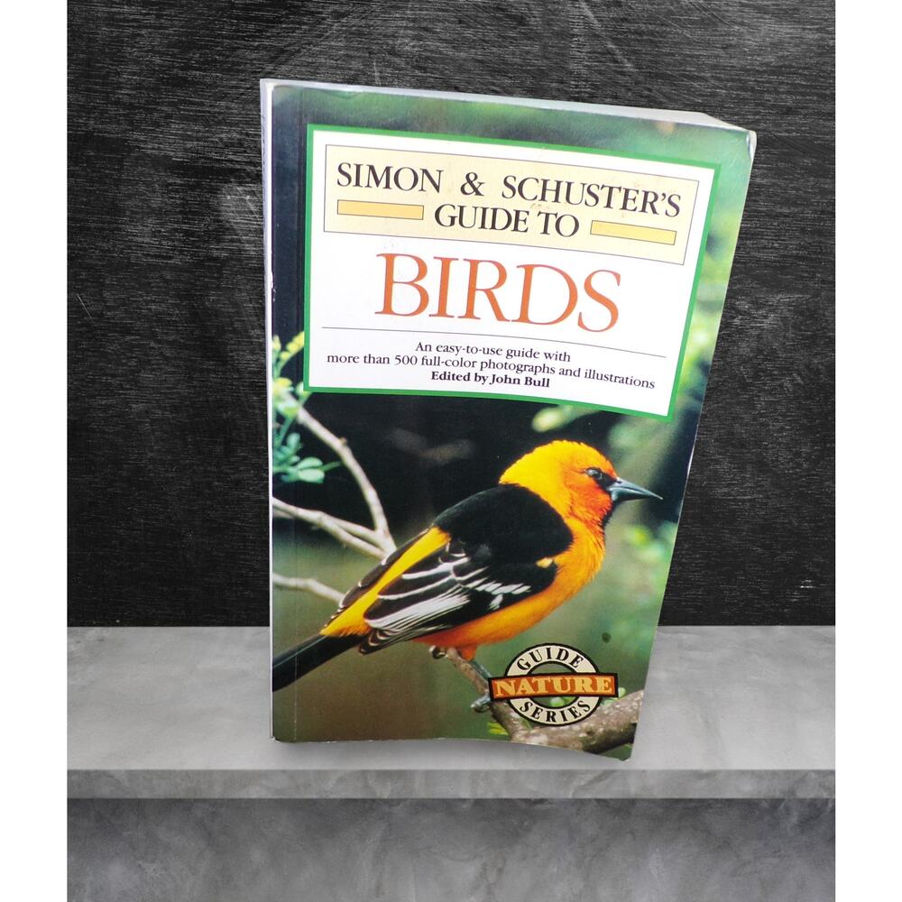 Simon & Shuster's Guide To Birds book 500 full color photos Nature Guide Series